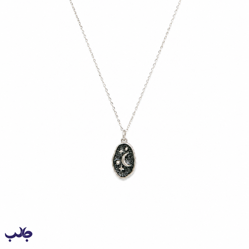 گردنبند نقره آسمون شب - خرید گردنبند نقره زنانه