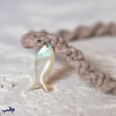 پابند ماهی - خرید پابند صدف زنانه