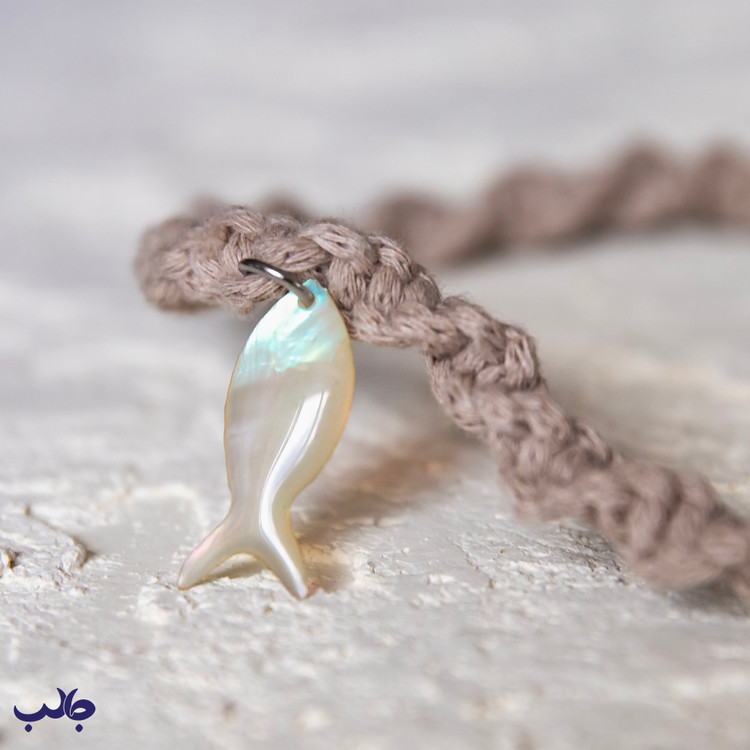 پابند ماهی - خرید پابند صدف زنانه